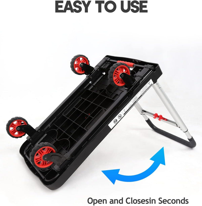 BLUETTI Trolley Cart for AC200P AC200MAX， Foldable for Easy Storage, Universal Wheels